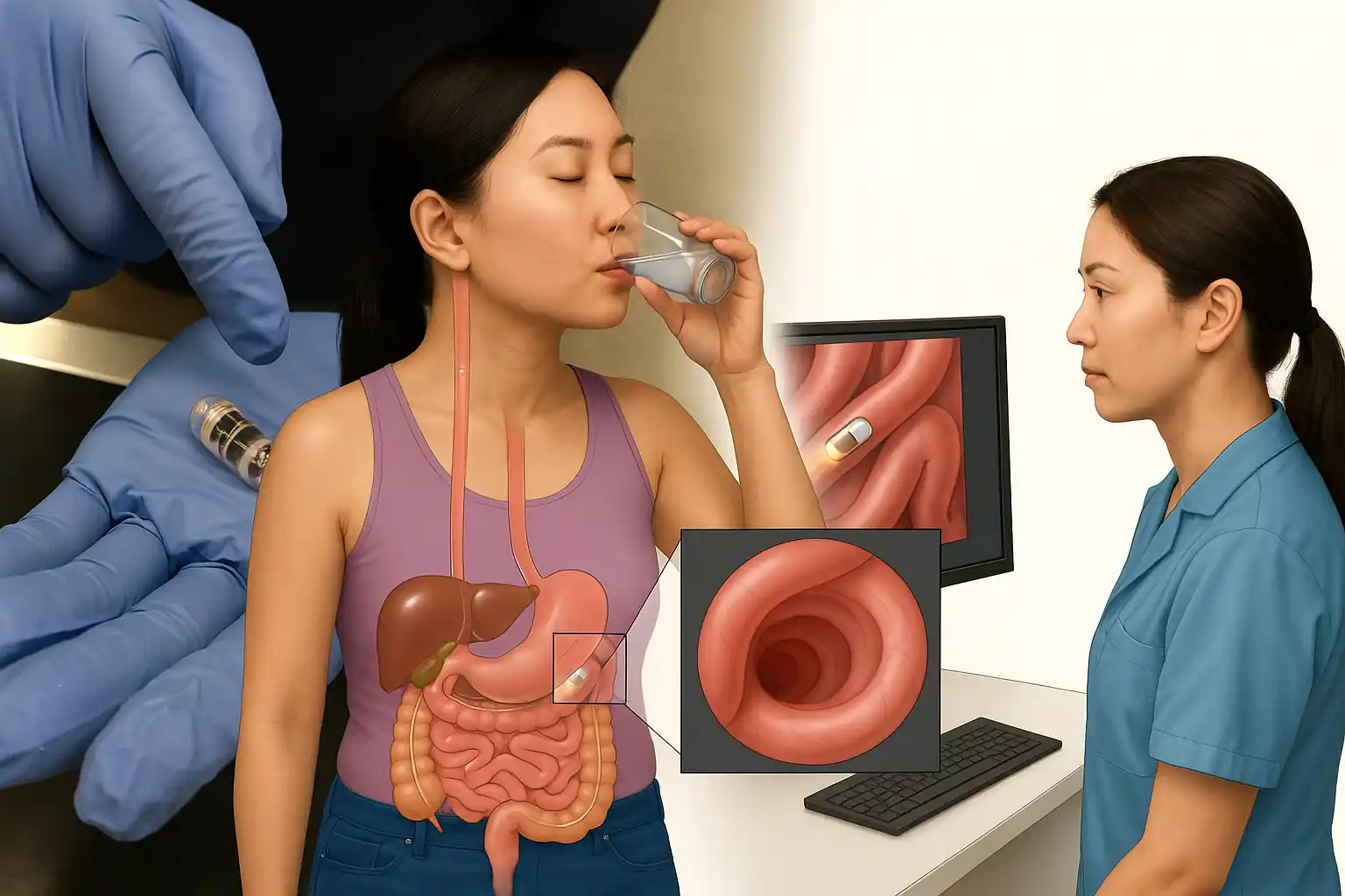 Капсульная эндоскопия с искусственным интеллектом становится новым стандартом диагностики заболеваний желудочно-кишечного тракта в 2025 году