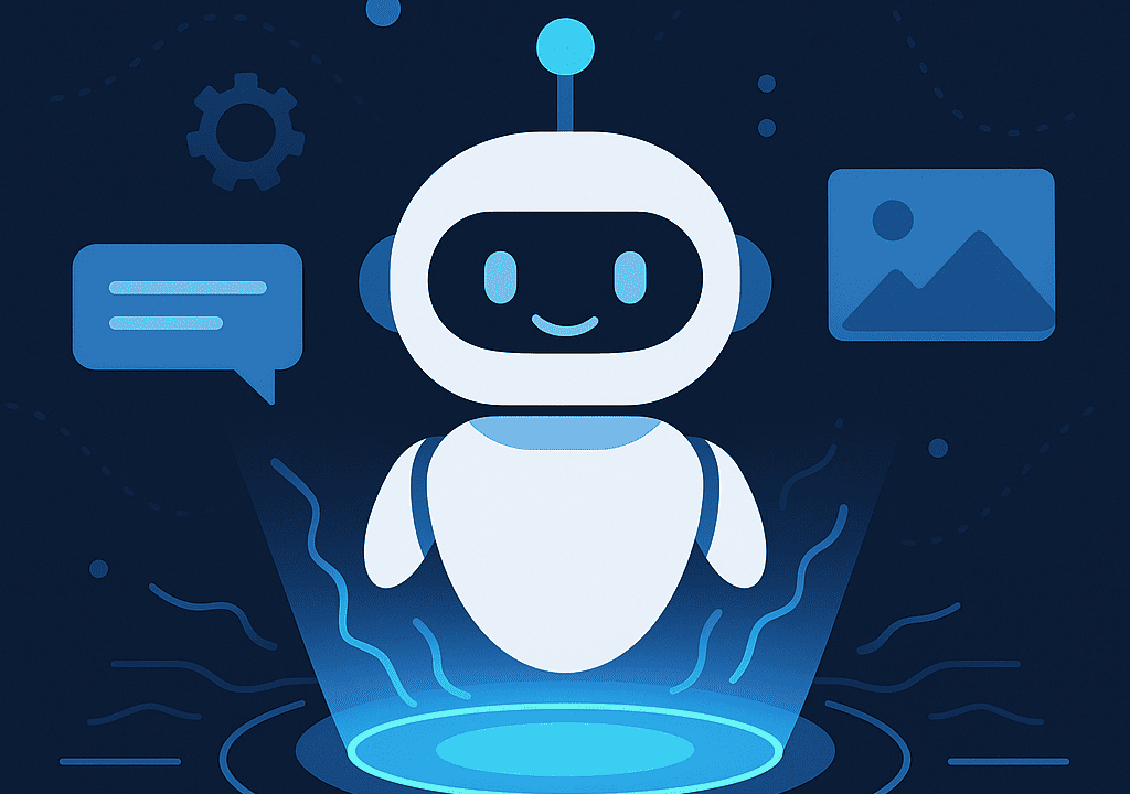Gemini: иллюстрация дружелюбного цифрового робота
