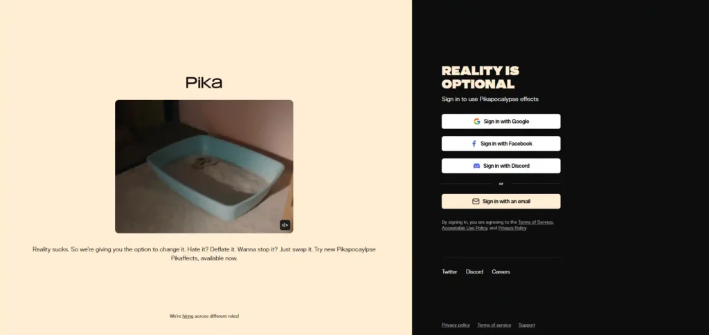 Pika Labs, генератор видео ИИ, нейросеть онлайн бесплатно 2025 — создание анимаций и клипов с помощью искусственного интеллекта.