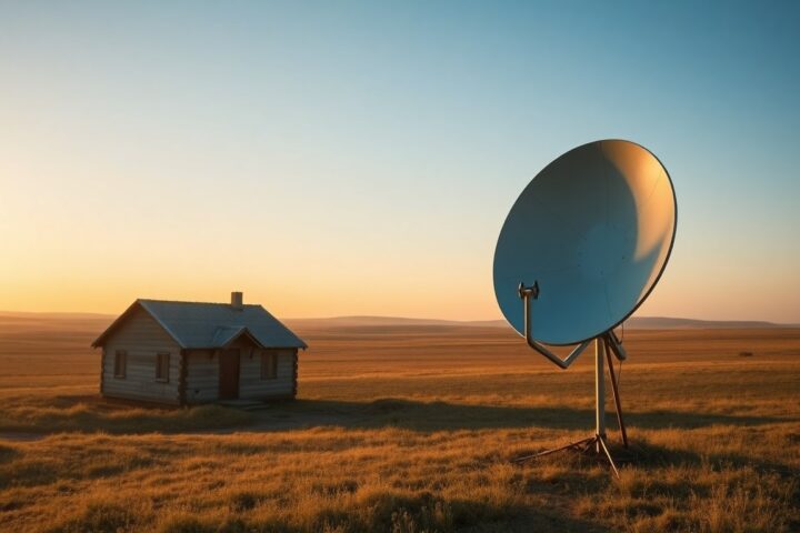 Internet in the Village of Basbek: OneWeb Satellite Wi-Fi
