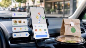 Google Maps Gemini арқылы тағам тапсырысын дайындап жатыр