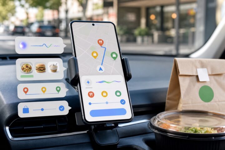 Google Maps Gemini арқылы тағам тапсырысын дайындап жатыр